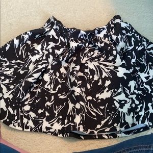 Black and white skirt